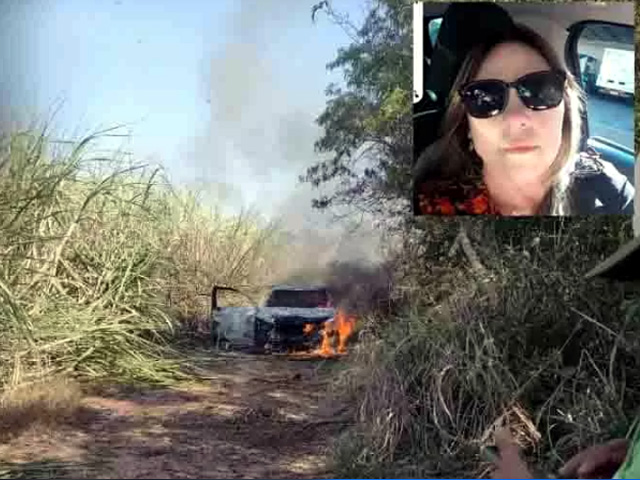 Nilcéia Garcia de Lima, de 56 anos, que teve 50% do corpo queimado ao ter o carro incendiado na zona rural de Araçatuba. Foto: Divulgação