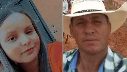 Wigna Bocalon, de 13 anos, e Adailton Vidal, de 48, são vítimas do acidente em Fernandópolis — Foto: Redes Sociais