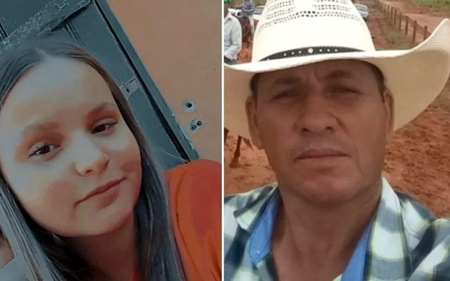 Wigna Bocalon, de 13 anos, e Adailton Vidal, de 48, são vítimas do acidente em Fernandópolis — Foto: Redes Sociais