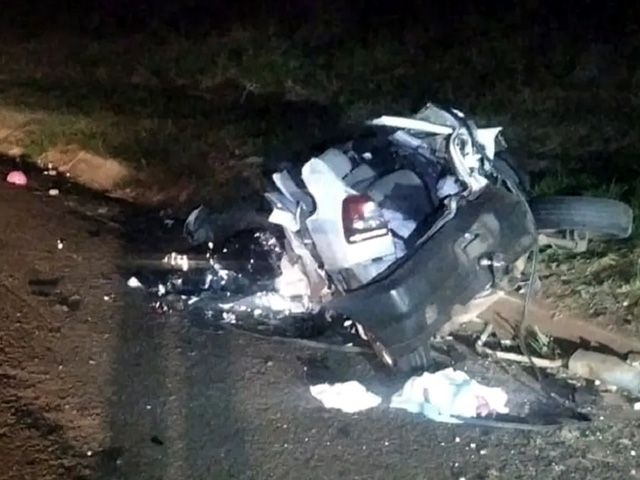Idoso, de 67 anos, morre após acidente de trânsito na SP-563, em Monte Castelo (SP) — Foto: Polícia Rodoviária