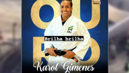 Andradinense Karol Gimenez, campeã mundial em Grand Prix de Zagreb. Foto: Divulgação