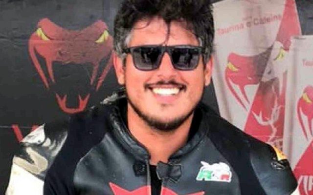 Érico Veríssimo da Rocha não resistiu aos ferimentos depois de impacto com outro piloto no MotoGP realizado em Cascavel. Foto: Reprodução