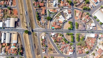 Trevo da rodovia Integração com Av. Bandeirantes vai ganhar rotatória. Foto: Secom/Prefeiturta