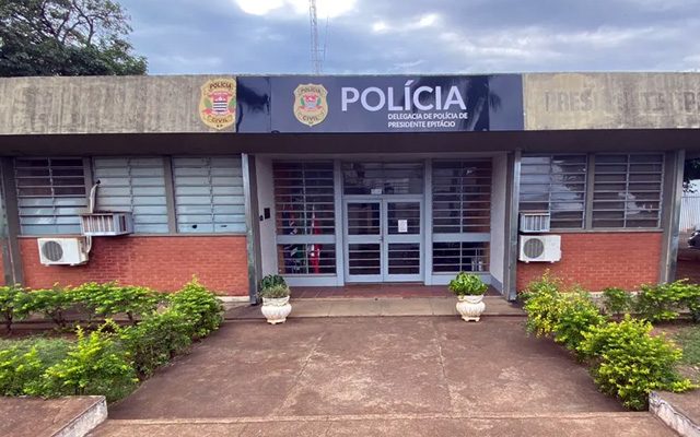 Delegacia da Polícia Civil, em Presidente Epitácio (SP) — Foto: Polícia Civil