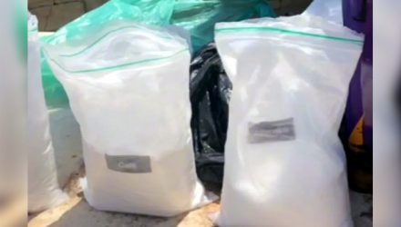 Laboratório de armazenamento de drogas e produção de cocaína foi descoberto, em Dracena (SP) — Foto: Polícia Militar