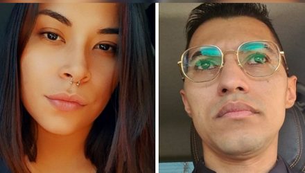 Casal Viviane More e o advogado e pai de santo Carlos Ramos. Foto: Divulgação