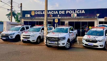 Delegacia de Polícia Civil em Pereira Barreto (SP) — Foto: Gaeco/Divulgação