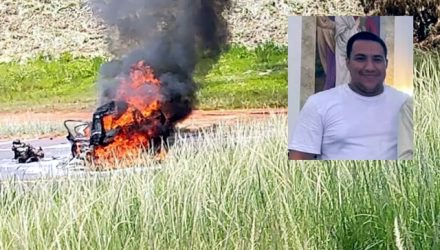 Vinício Cardoso morreu carbonizado após acidente na BR-153 em Novo Horizonte (SP) — Foto: Arquivo pessoal