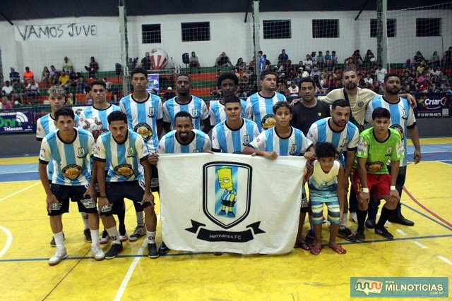 Time do Hermanos ainda está devendo uma boa apresentação no Futsal de Férias 2024. Foto: Mil Noticias