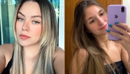 (Giovana de Oliveira e Anna Luiza, de 17 e 16 anos, mortas em acidente de carro)