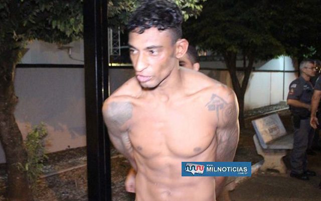 O presidiário Anderson Ferreira dos Santos, o “Nonô”, de 37 anos, em vários momentos de suas prisões. Foto: Mil Noticias