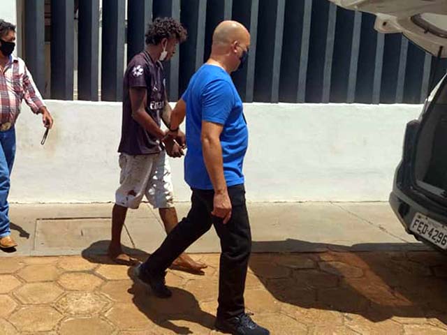 O presidiário Anderson Ferreira dos Santos, o “Nonô”, de 37 anos, em vários momentos de suas prisões. Foto: Mil Noticias