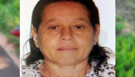 Ruth Merlin Soledade, de 57 anos, morreu ao bater motoneta em um bovino na estrada do Timboré/Porto de Areia. Foto: Divulgação