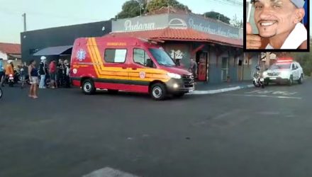 Homicídio aconteceu em Pereira Barreto (SP) — Foto: Reprodução/WhatsApp