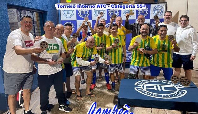 Equipe do Apoio Rural foi a grande campeã do Torneio Interno do ATC na categoria 55+ ao vencer nas penalidades o GPinheiro Advocacia